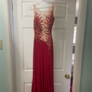 Red Prom Dress *size 0*